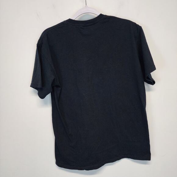 Vintage Graceland Elvis Presley Graphic T-shirt Size M Black Short Sleeve Rock - Picture 2 of 6